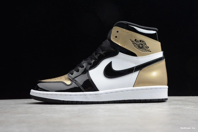  Gold Patent Jordan NRG Retro 861428-007 High Toe 1 1219